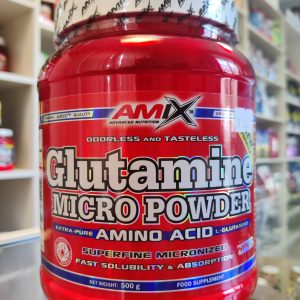 Amix Glutamine Micro Powder mikronizuotas glutaminas