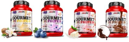 Amix Gourmet Protein – tai visiškai naujas, nuostabaus skonio baltyminis kokteilis, o Amix firmos ženkliukas jau išduoda apie aukštus kokybės standartus.