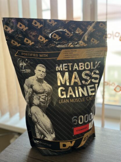 Dorian Yates Metabolic Mass Gainer sudėtyje yra galingas aukščiausios kokybės išrūgų baltymų, kreatino, vitaminų ir pagrindinių maistinių medžiagų derinys.