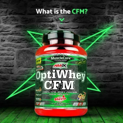 AMIX OptiWhey CFM, 3 rūšių išrūgų baltymai (koncentratas, izoliatas, hidrolizatas)